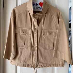 Ralph Lauren Beige Collared Jacket